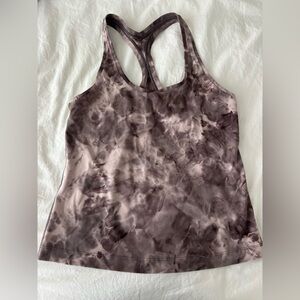 Lululemon Athletica Brown Tie-Dye Tank Top
